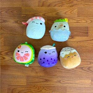 5 Mini Squishmallows